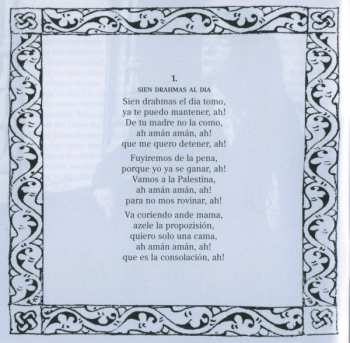 CD Aman Aman: Música I Cants Sefardis D'Orient I Occident