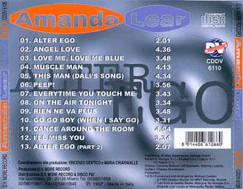 CD Amanda Lear: Alter Ego