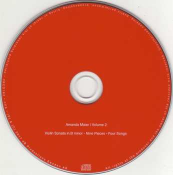 CD Bengt Forsberg: Sonata For Violin & Piano In B Minor, Nine Pieces For Violin & Piano, Four Songs
