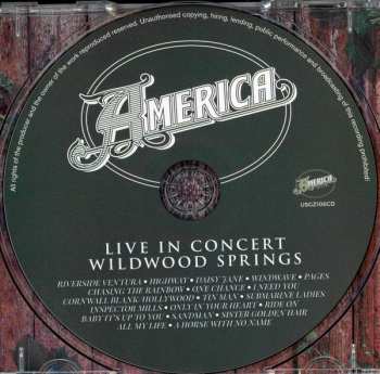 CD America: Live In Concert Wildwood Springs
