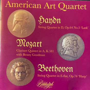 Album Ludwig van Beethoven: String Quartet Op.64 N°5 "Lark" / Clarinet Quintet In A, K. 581 / String Quartet Op.74 "Harp"