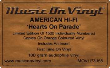 LP American Hi-Fi: Hearts On Parade LTD | NUM | CLR