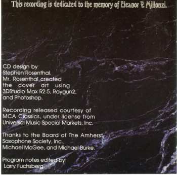 CD The Amherst Saxophone Quartet: Lament On The Death Of Music