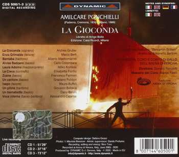 3CD/Dobozkészlet Orchestra Del Teatro Arena Di Verona: La Gioconda