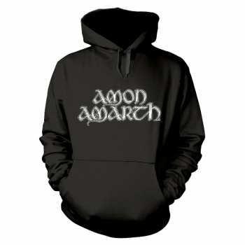 Merch Amon Amarth: Kapucnis felső Grey Skull
