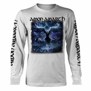 Merch Amon Amarth: Hosszú ujjú póló Raven's Flight (white)