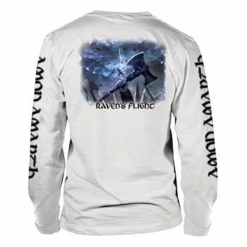 Merch Amon Amarth: Tričko S Dlouhým Rukávem Raven's Flight (white) M
