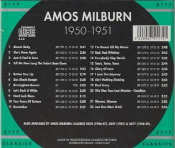 CD Amos Milburn: The Chronological Amos Milburn 1950-1951