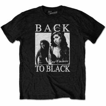 Merch Amy Winehouse: Póló Back To Black 