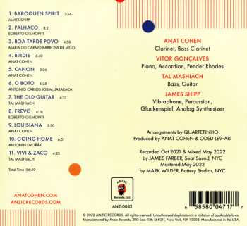 CD Anat Cohen: Quartetinho