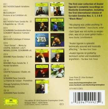 13CD Anatol Ugorski: Complete Recordings On Deutsche Grammophon