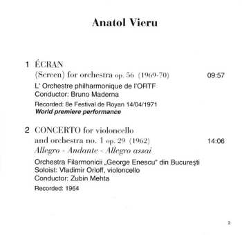 CD Anatol Vieru: Vol. 2