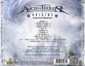 CD Ancient Bards: Origine (The Black Crystal Sword Saga Part 2)