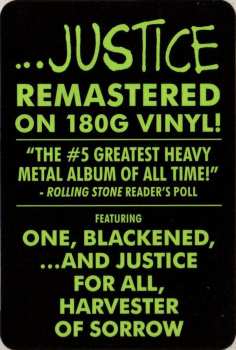 2LP Metallica: ...And Justice For All