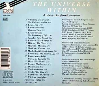 CD Anders Berglund: The Universe Within