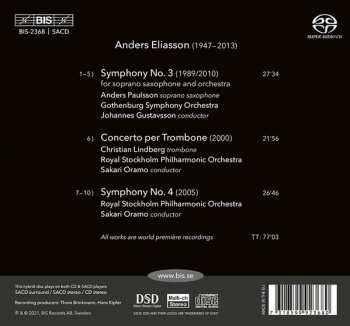 SACD Göteborgs Symfoniker: Symphonies Nos 3 & 4, Trombone Concerto