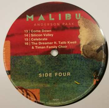 2LP Anderson .Paak: Malibu