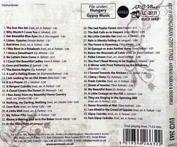 CD András Farkas And Ensemble: Best Of Hungarian Gypsy Tunes