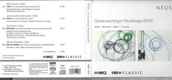 SACD Mark Andre: Donaueschinger Musiktage 2019