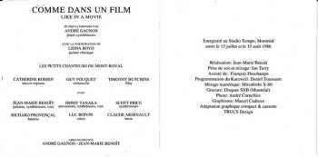 CD André Gagnon: Comme Dans Un Film