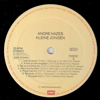 LP André Hazes: Kleine Jongen
