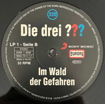 2LP André Marx: Die Drei ??? 220 - Im Wald Der Gefahren