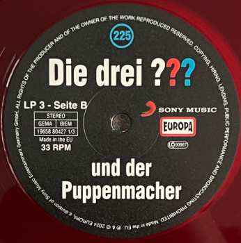 5LP/Dobozkészlet André Marx: Die Drei ??? 225 - Und Der Puppenmacher CLR | LTD