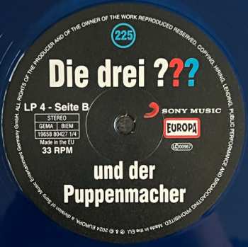 5LP/Dobozkészlet André Marx: Die Drei ??? 225 - Und Der Puppenmacher CLR | LTD