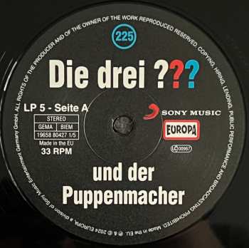 5LP/Dobozkészlet André Marx: Die Drei ??? 225 - Und Der Puppenmacher CLR | LTD