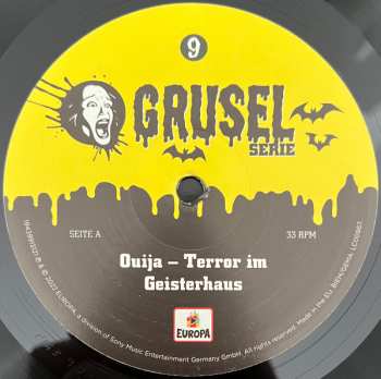 LP André Minninger: Gruselserie   9 - Ouija - Terror Im Geisterhaus