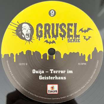 LP André Minninger: Gruselserie   9 - Ouija - Terror Im Geisterhaus
