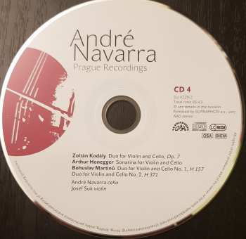 5CD/Dobozkészlet André Navarra: Prague Recordings
