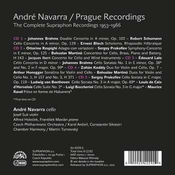 5CD/Dobozkészlet André Navarra: Prague Recordings
