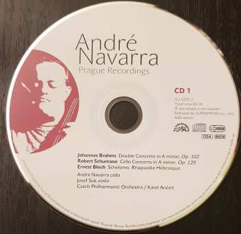 5CD/Dobozkészlet André Navarra: Prague Recordings