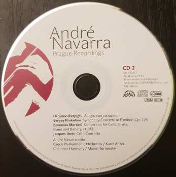 5CD/Dobozkészlet André Navarra: Prague Recordings