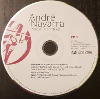 5CD/Dobozkészlet André Navarra: Prague Recordings