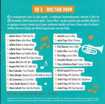 6CD/Dobozkészlet André Popp: La Musique M'Aime (Œuvres Choisies)