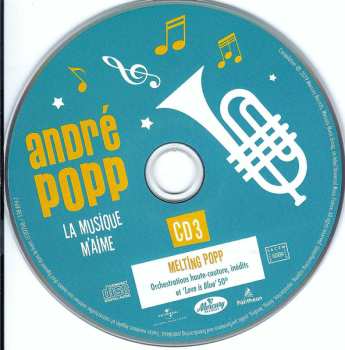6CD/Dobozkészlet André Popp: La Musique M'Aime (Œuvres Choisies)