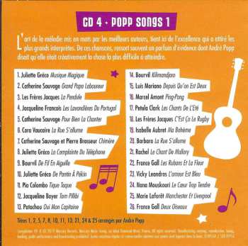 6CD/Dobozkészlet André Popp: La Musique M'Aime (Œuvres Choisies)
