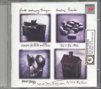 From Ordinary Things - Sonata For Cello And Piano - Four Songs