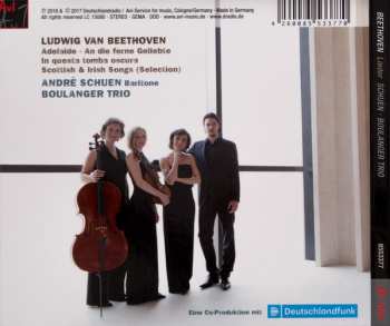 CD Ludwig van Beethoven: Irish & Scottish Songs, In Questa Tomba Oscura, Adelaide, An Die Ferne Geliebte