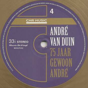 2LP André van Duin: 75 Jaar Gewoon André CLR | LTD | NUM