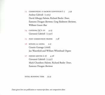 CD Andrea Gabrieli: A New Venetian Coronation 1595