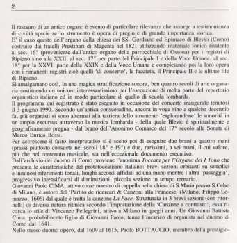 CD Arturo Sacchetti: Musiche Per Organo A 2, 4, 6 Mani