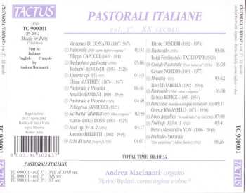 CD Andrea Macinanti: Pastorali Italiane Vol. 3°: XX Secolo