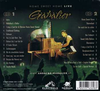 2CD Andreas Gabalier: Home Sweet Home Live  DIGI