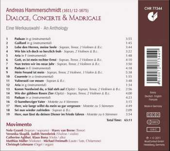 CD Andreas Hammerschmidt: Dialoge, Concerte, Madrigale