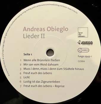LP Andreas Obieglo: Lieder II
