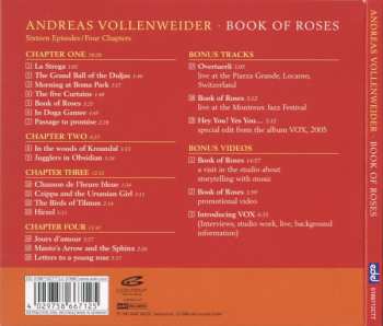 CD Andreas Vollenweider: Book Of Roses (Sixteen Episodes / Four Chapters) DIGI