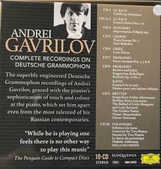 10CD/Dobozkészlet Andrei Gavrilov: Complete Recordings On Deutsche Grammophon